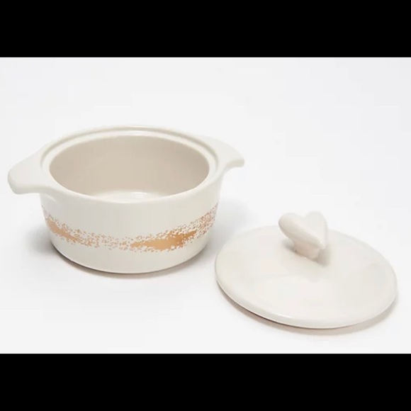 - Ayesha Curry 4-Piece 10-oz Mini Casseroles with Gold Detail - Picture 2 of 4